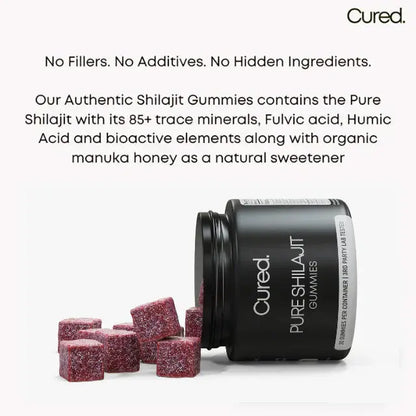 CURED NATURAL SHILAJIT GUMMIES