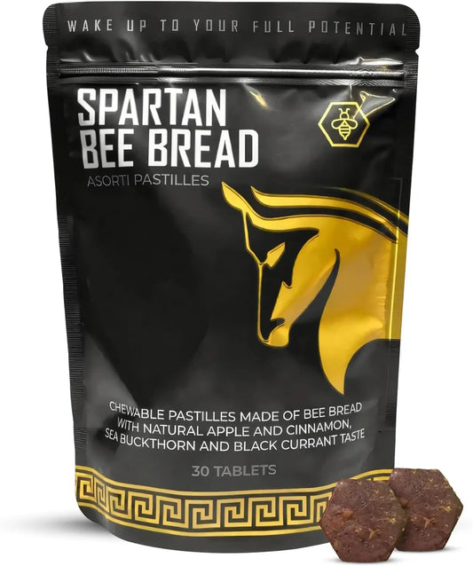 Spartan Bee Bread Bee Pollen Chewables Natural Multivitamin